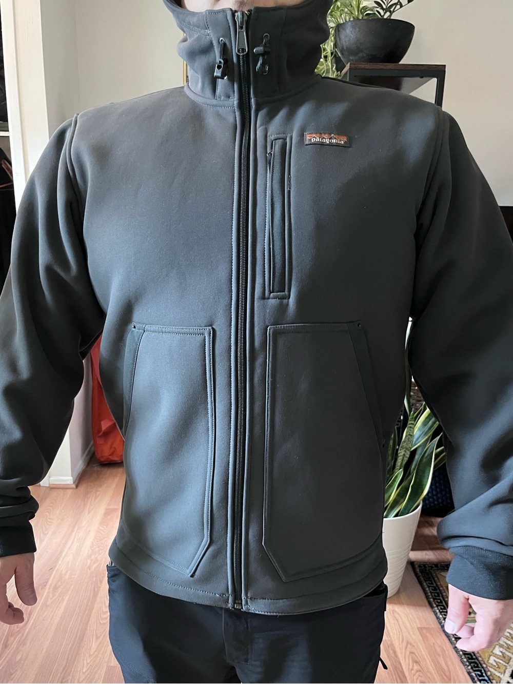 Patagonia Burly Man hooded jacket